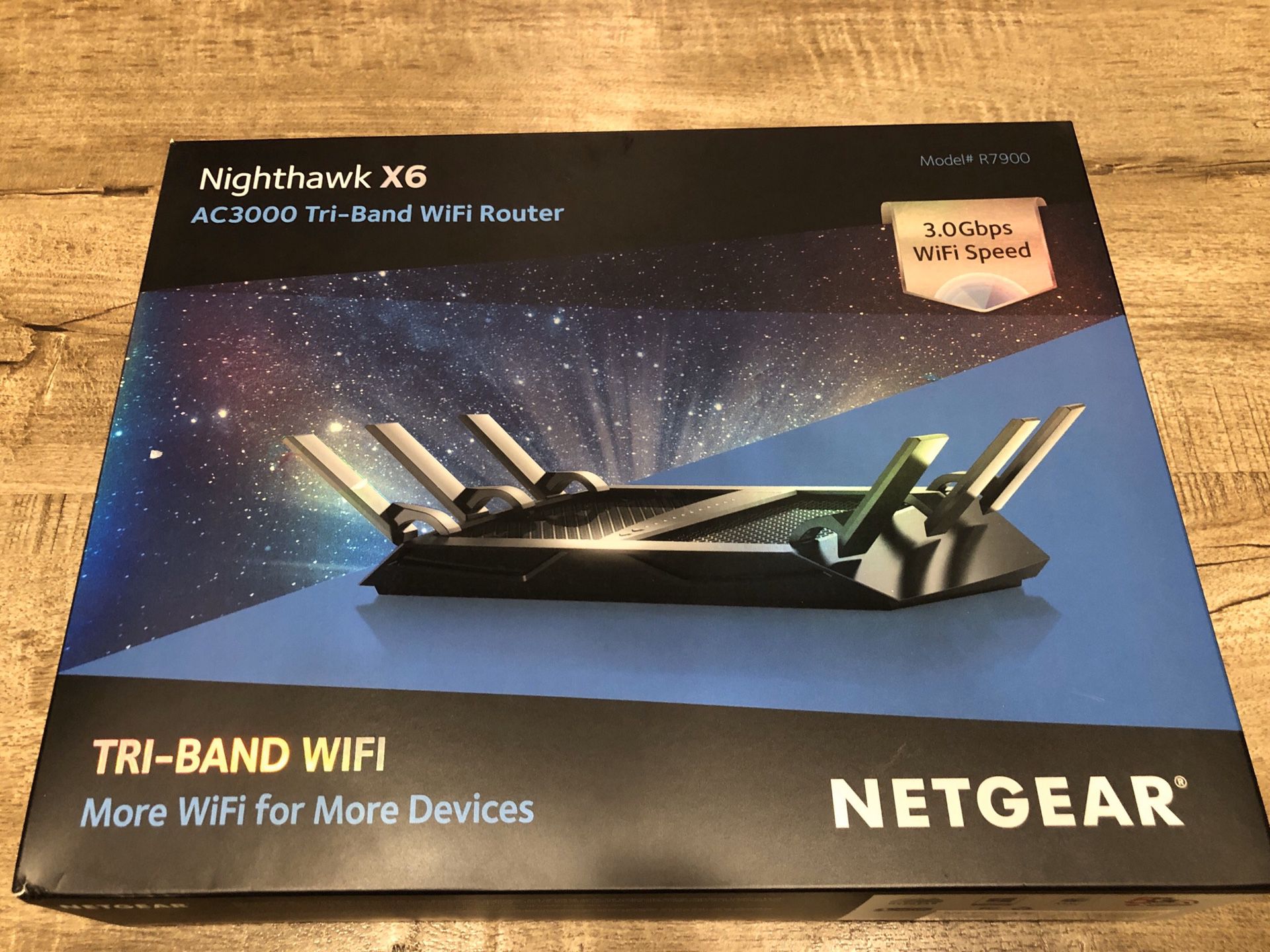NETGEAR Nighthawk X6 Smart WiFi Router - AC3200