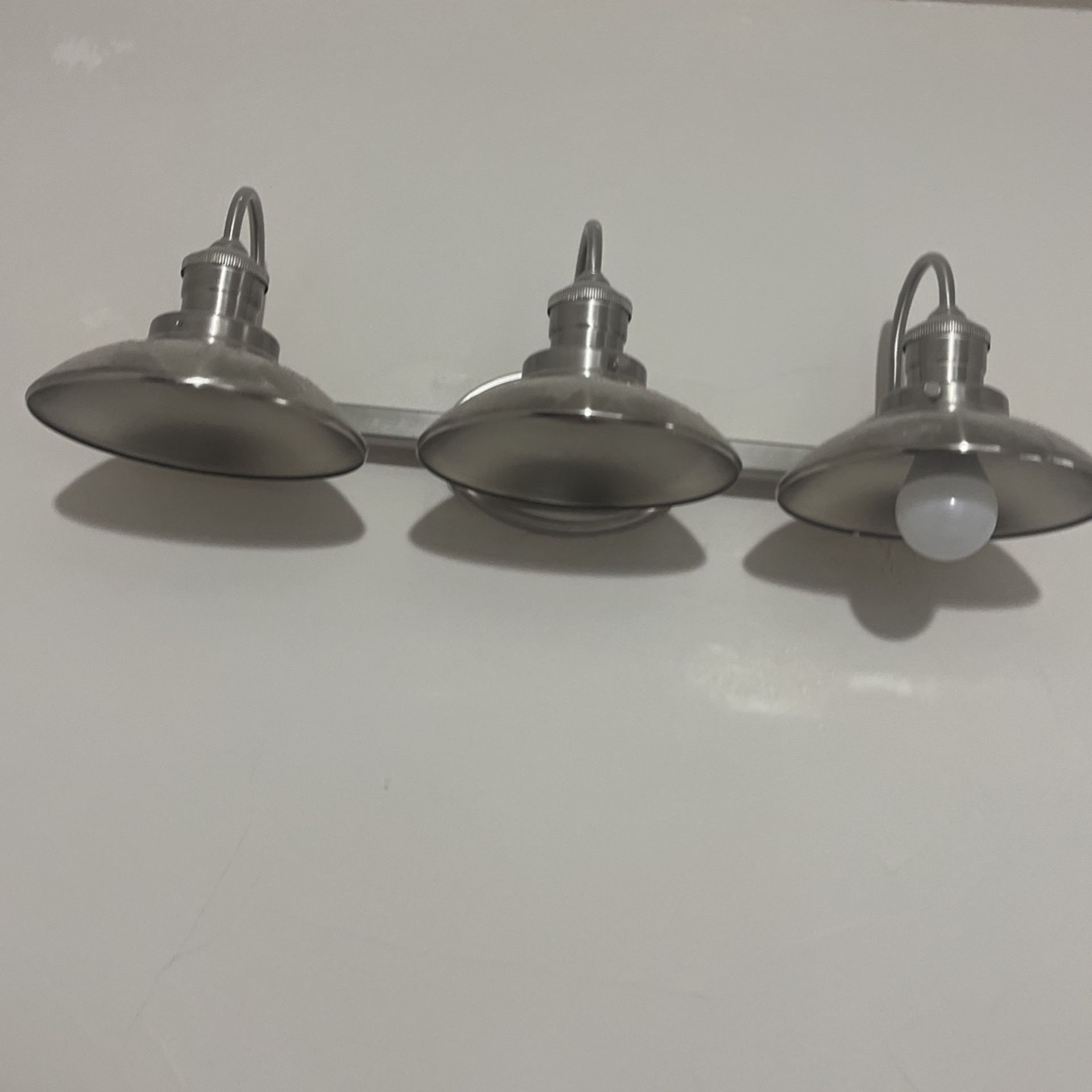 Silver 3 Bathroom Light
