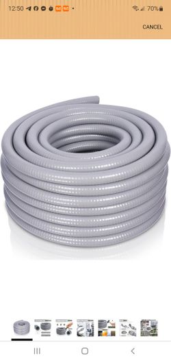 Brand New 1-1/4" Flexible Liquid Tight Conduit 50 FT Non Metallic Electrical Conduit