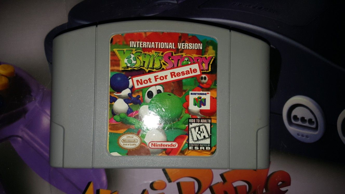 Nintendo 64 N64 NFR Yoshi's Story International Version