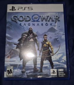 God of War Ragnarök PS5 - Like New, Complete Disc & Case