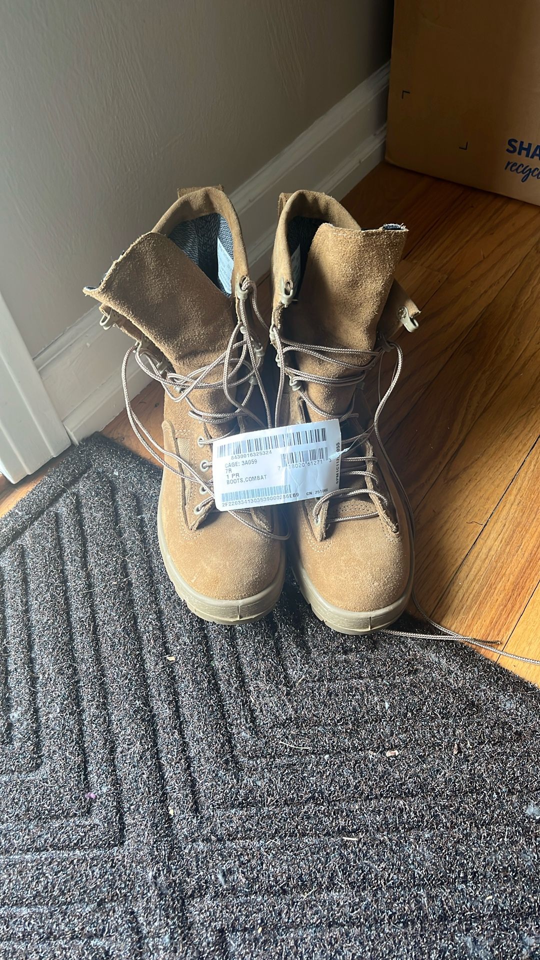 NEW Combat Hiking Work Boots Size 7