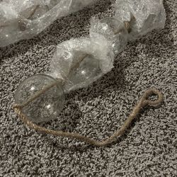 Glass crystal garland