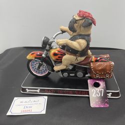 Danbury Mint Bad To The Bone Pug
