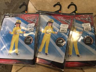 Brand New Disney Pixar Cars 3 CRUZ costume sizes 3-4 and 4-6