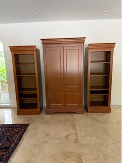 Bookcase and Armoire