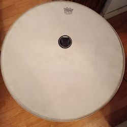 REMO#22"{weather king}white frosted bass drum head
