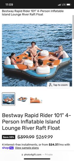 INFLATABLE LOUNGE RAFT