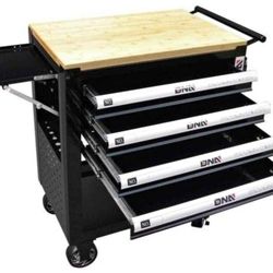 4 Drawer Chest Rolling Tool Cart Mechanic Workshop