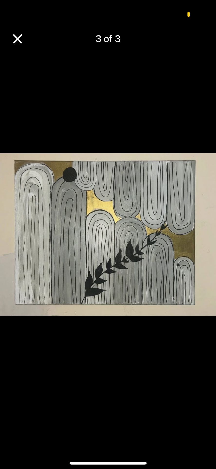 Medium/large Acrylic Abstract Painting