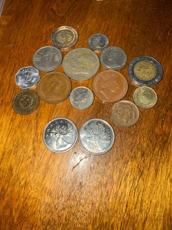 Wheat Pennies and Foreign Coins