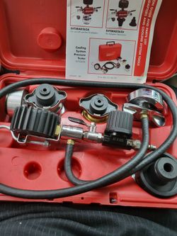 Snap-on SVTS263A Air Powered Automotive Cooling System Pressure Tester Kit Case