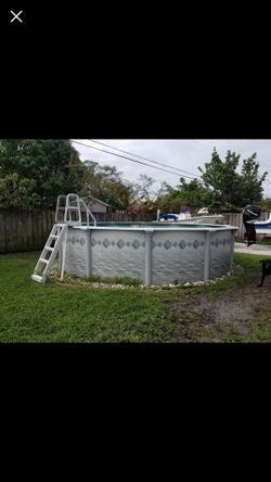 18 x52 pool new liner no pump