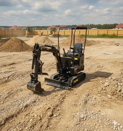 Diesel 1 Ton Mini Excavator with Hydraulic Thumb