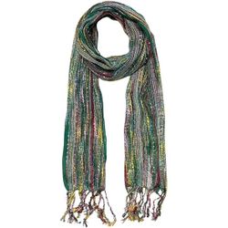 Unbranded Women's Multicolor Fringed Fashion Scarf One Size No Tags