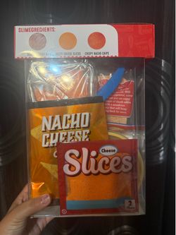 Slime Life Grilled Cheese and Chips slime kit  squishy