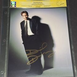 🔥 David Duchovny autographed 8x10 CGC Signature Series COA 🔥