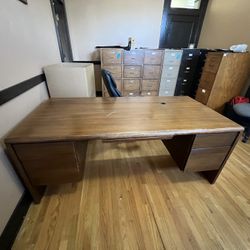 Vintage Real Wood Desk