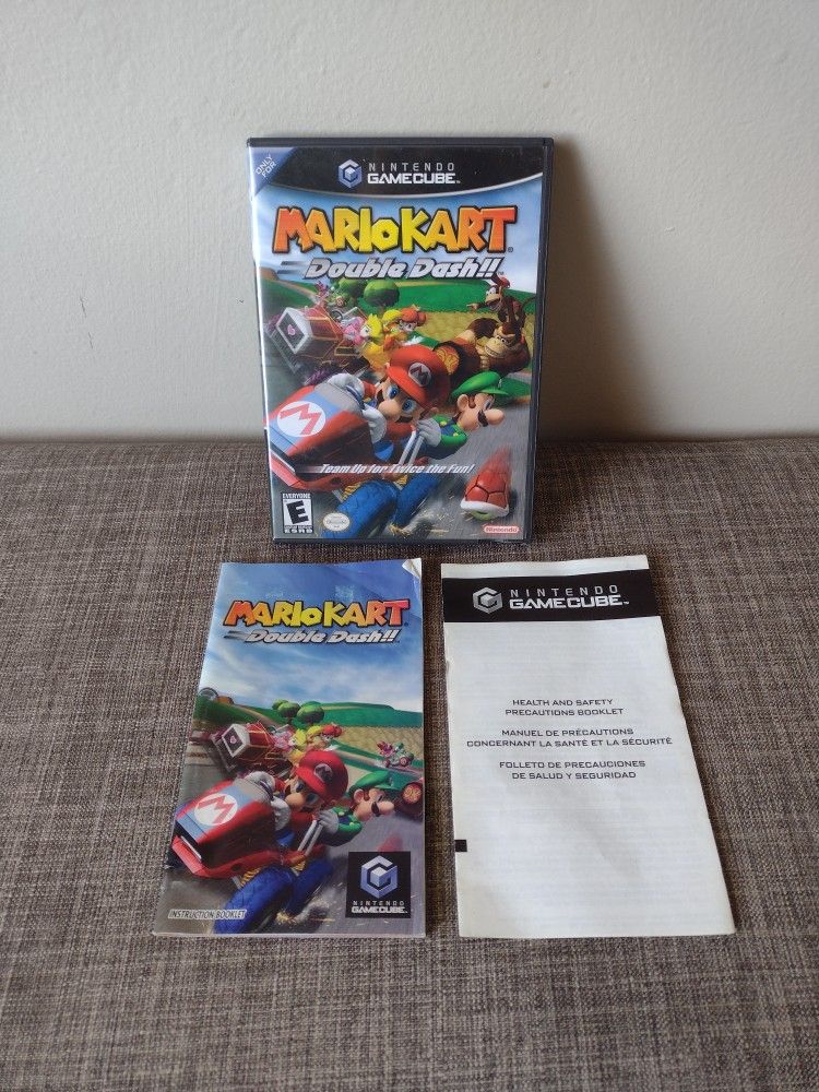 Mario Kart Double Dash Nintendo GameCube Replacement Box Case And Manual Only No Game Read Description 