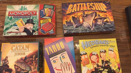 Family games galore!Prices vary, Catan Jr., & Others 