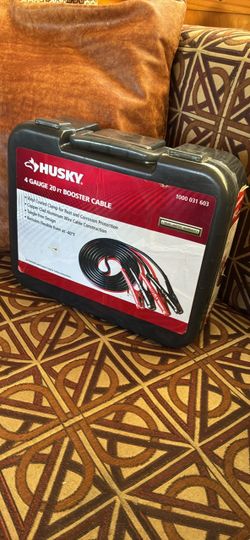 Husky 20 ft. 4-Gauge UL-Listed Booster Cable