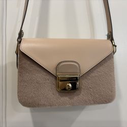 LONGCHAMP - Genuine Lamb Fur Crossbody Bag