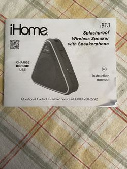 iHome Splash-proof Wireless Speaker
