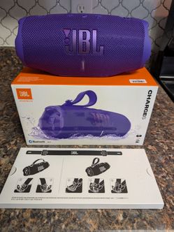 Purple JBL Charge 6 Portable Bluetooth Speaker