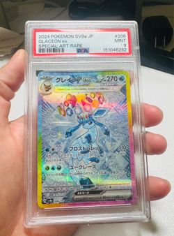 Pokemon PSA 9  JAPANESE GLACEON art rare