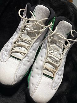 Air Jordan 13 White Green Sneakers