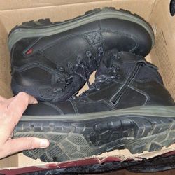 SIZE 14 D REDWINGS STEELTOE BOOTS