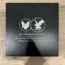 2021 U.S. Mint Limited Edition Silver Proof Set – American Eagle Collection (COMPLETE) 