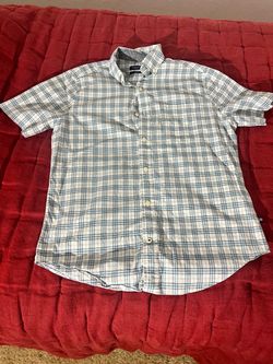 Nautica Plaid Short Sleeve Button-Down Shirt
