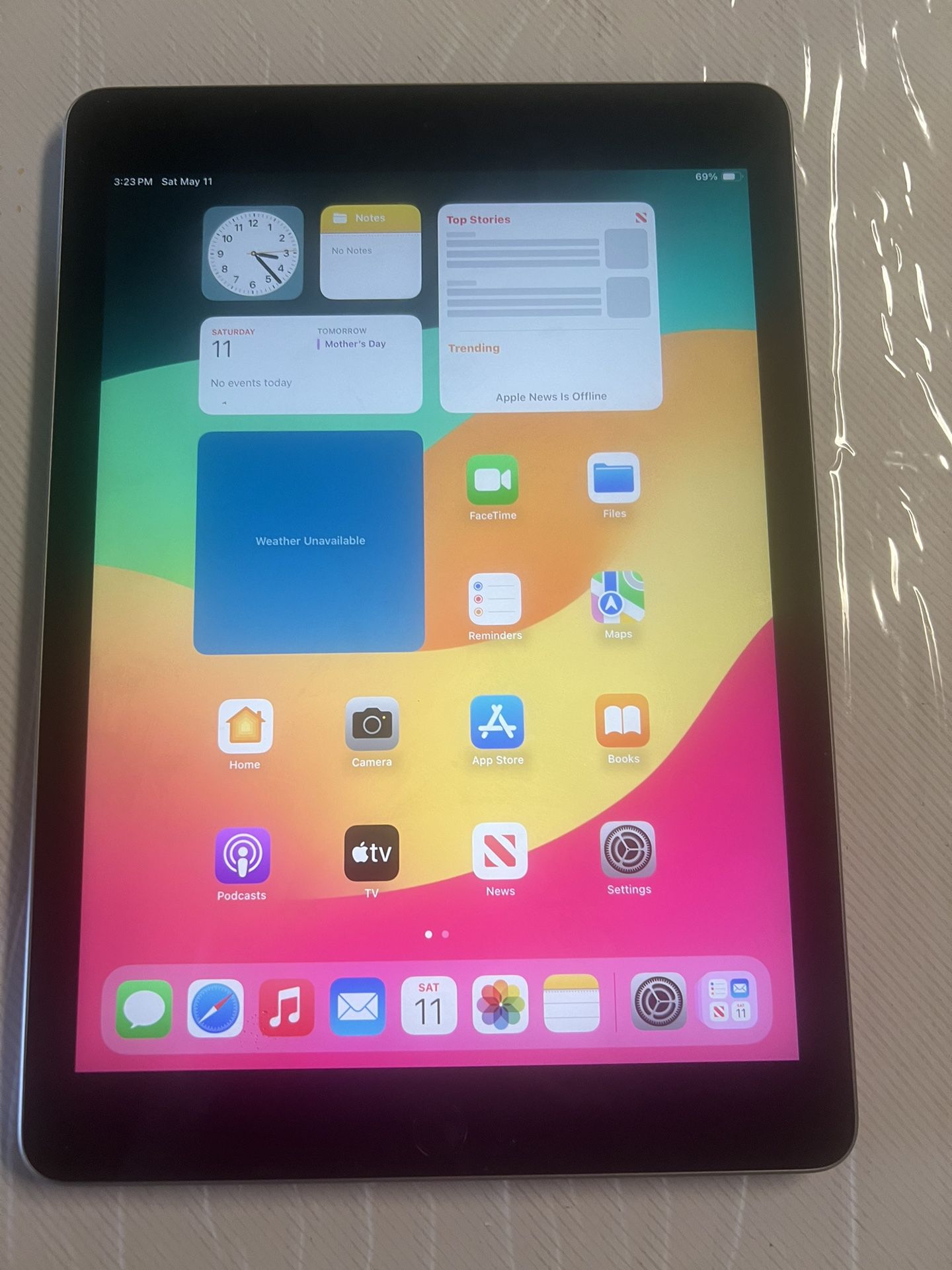 Apple iPad 6th Gen 32GB 9.7” iOS 17.4 Wi-Fi