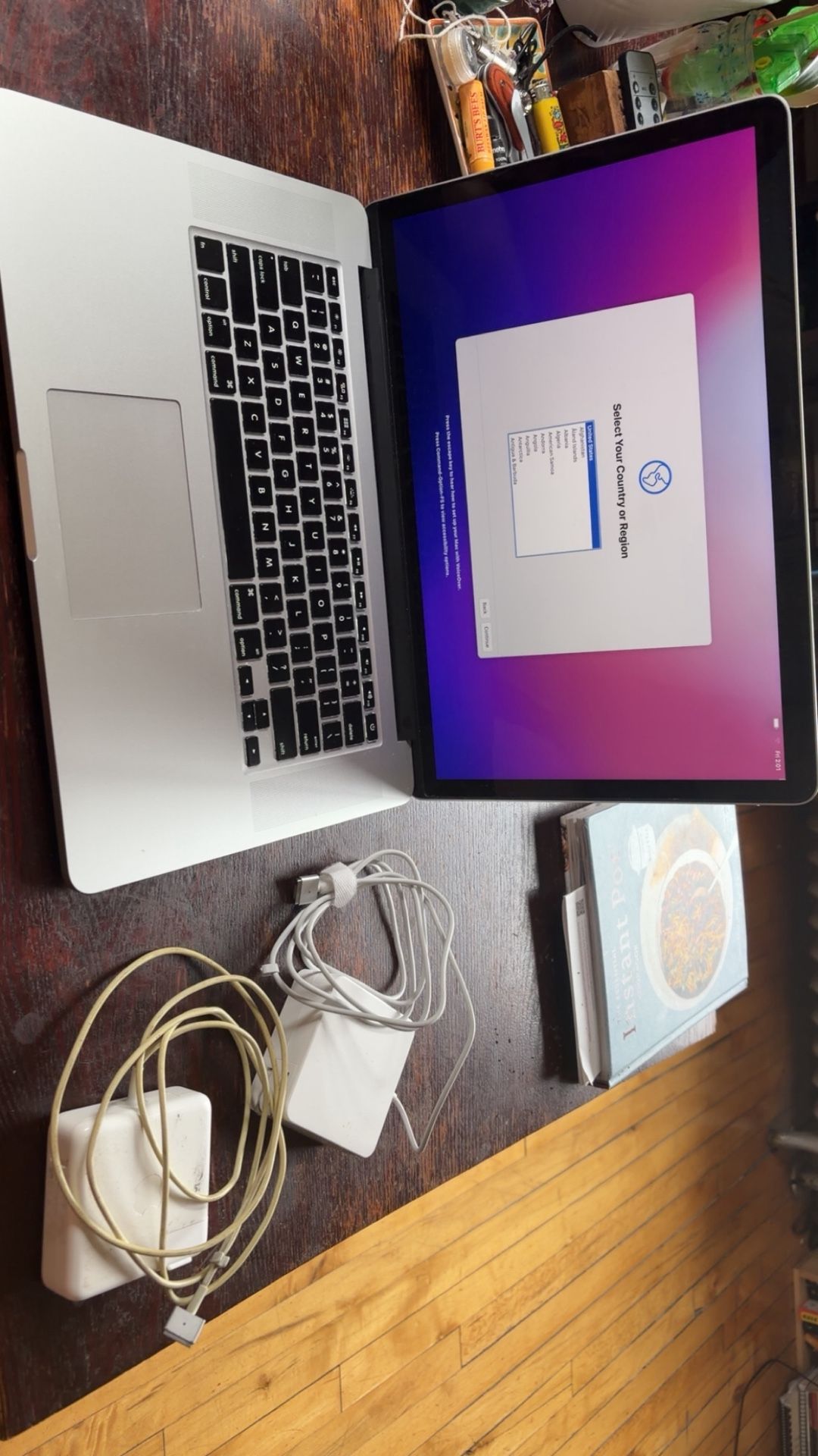 2015 MacBook Pro 15″ – Good Battery (replaced in 2023) + 2 Chargers 