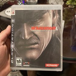 Metal Gear Solid 4 Guns Of The Patriots PlayStation 3