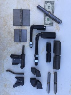 Weldable hinges and weld supplies