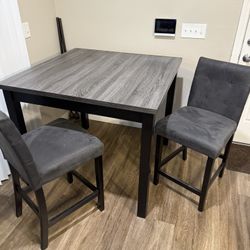 Small wood dining table