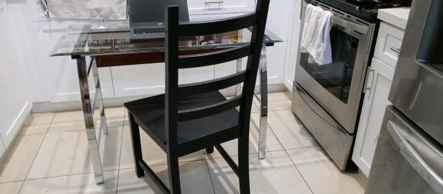 Desk + Chair, 23.5wide* Long43.5*high 29.5