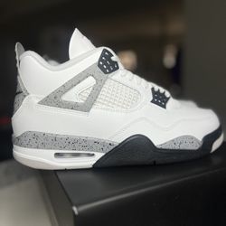 Jordan 4 White Cement 