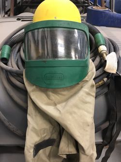 Fresh air kit/ sandblasting helmet