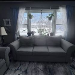 Gray Sofa And Loveseat