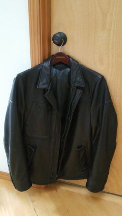 Rogue black leather jacket