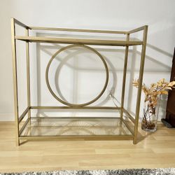 Gold Console Table $100 OBO