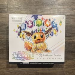POKEMON CENTER EXCLUSIVE PRISMATIC ETB
