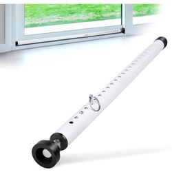 Sliding Door Security Bar, 17-50 inch Adjustable, Window Security Bar with Rubber Tips, Sliding Door Lock Bars, for Window Safety Bars Home Apartment 