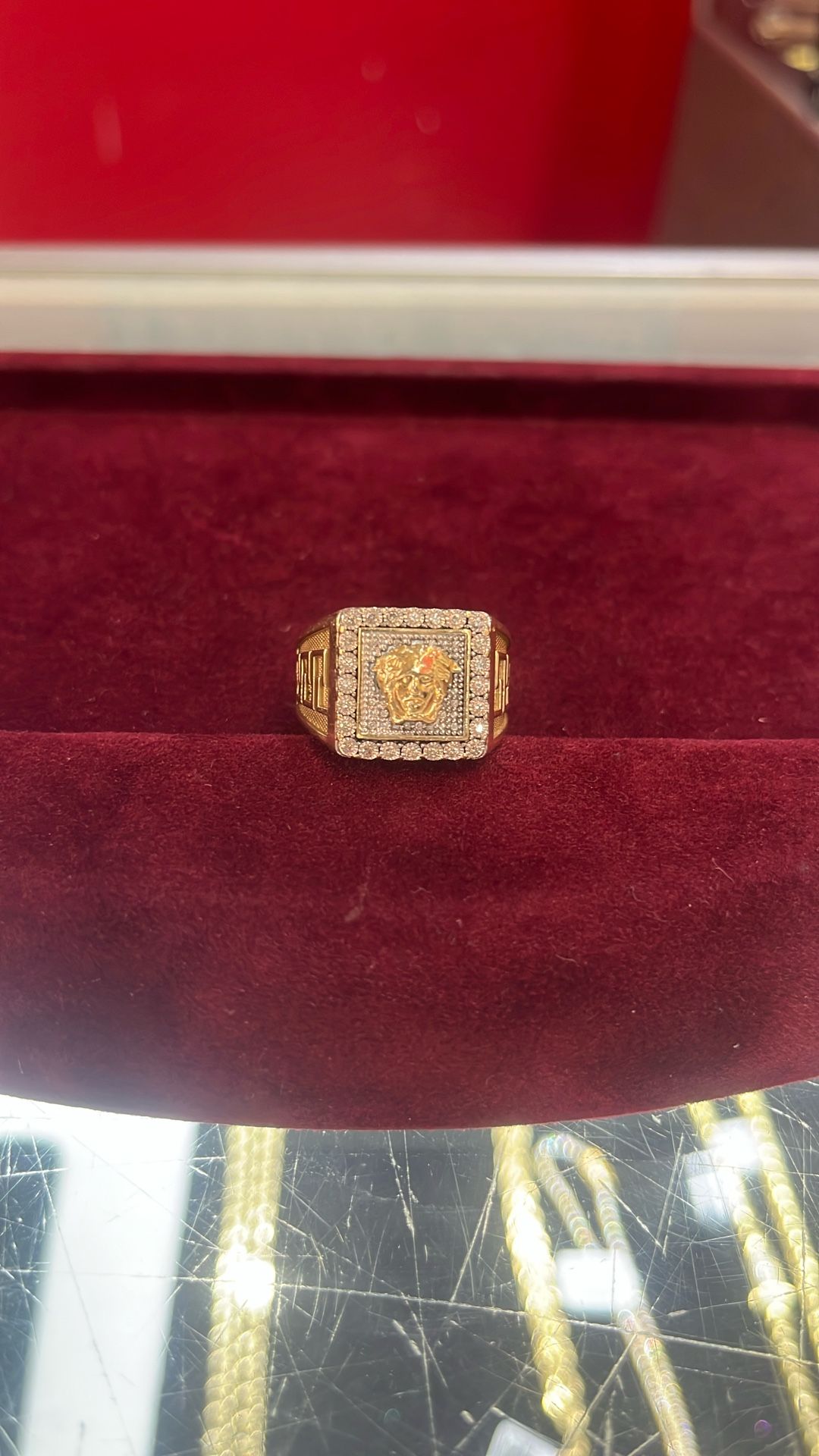 10K Gold Medusa Ring