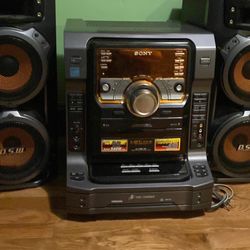 Sony Stereo And Speaker Ss-zx66i