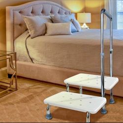 Step Stool with Handle and Non-Skid Platform, Holds up to 350 lbs