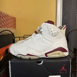 Nike Air Jordan Retro 6 Maroon